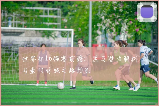 世界杯16强赛前瞻：黑马潜力解析与豪门晋级之路预测
